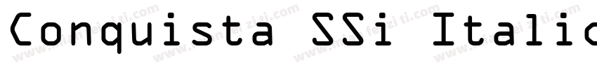 Conquista SSi Italic字体转换